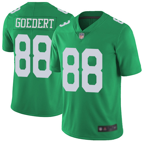 Men Philadelphia Eagles #88 Dallas Goedert Limited Green Rush Vapor Untouchable NFL Jersey Football